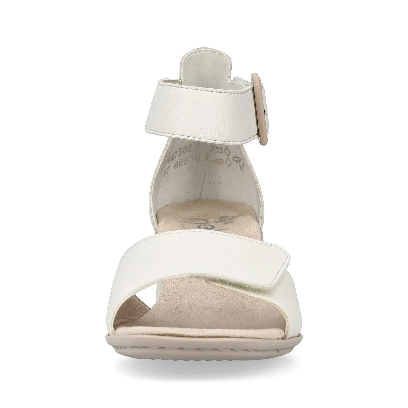 Rieker Heeled Shoes-Women'S Strappy Sandals Light Beige