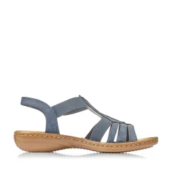Rieker Sandals & Sandals-Women'S Strappy Sandals Slate Blue