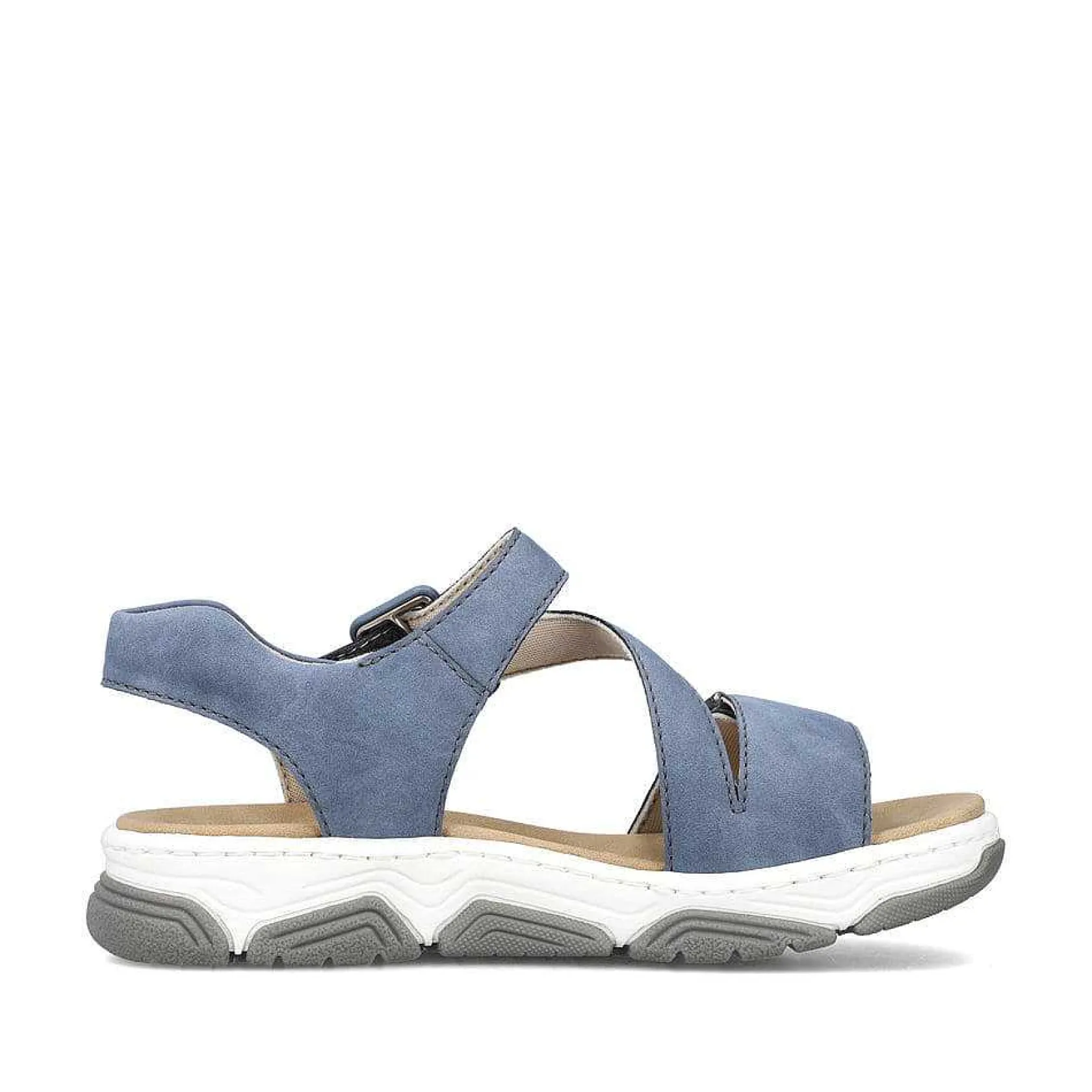Rieker Sandals & Sandals-Women'S Strappy Sandals Slate Blue