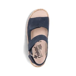 Rieker Sandals & Sandals-Women'S Strappy Sandals Pacific Blue