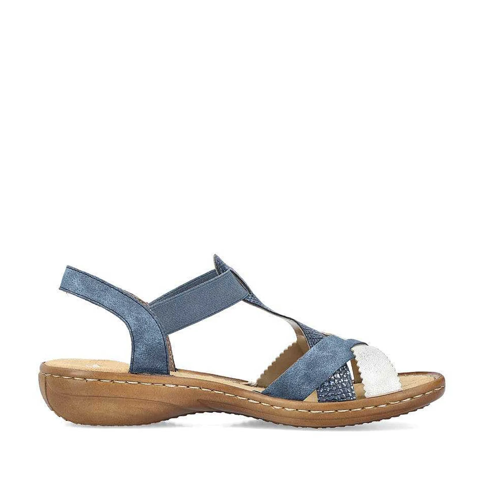 Rieker Sandals & Sandals-Women'S Strappy Sandals Pacific Blue
