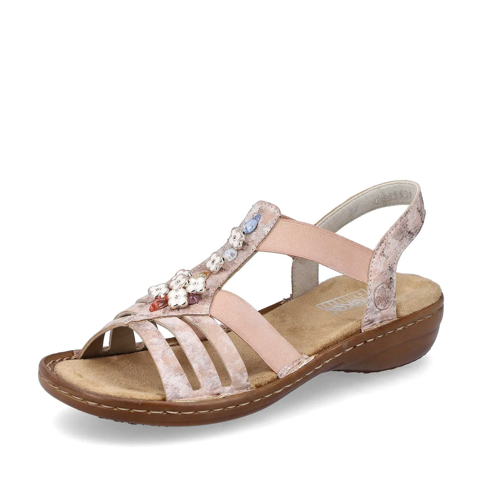 Rieker Sandals & Sandals-Women'S Strappy Sandals Old Pink