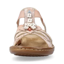 Rieker Sandals & Sandals-Women'S Strappy Sandals Old Pink