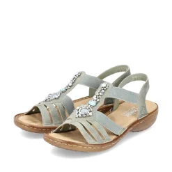 Rieker Sandals & Sandals-Women'S Strappy Sandals Mint Green