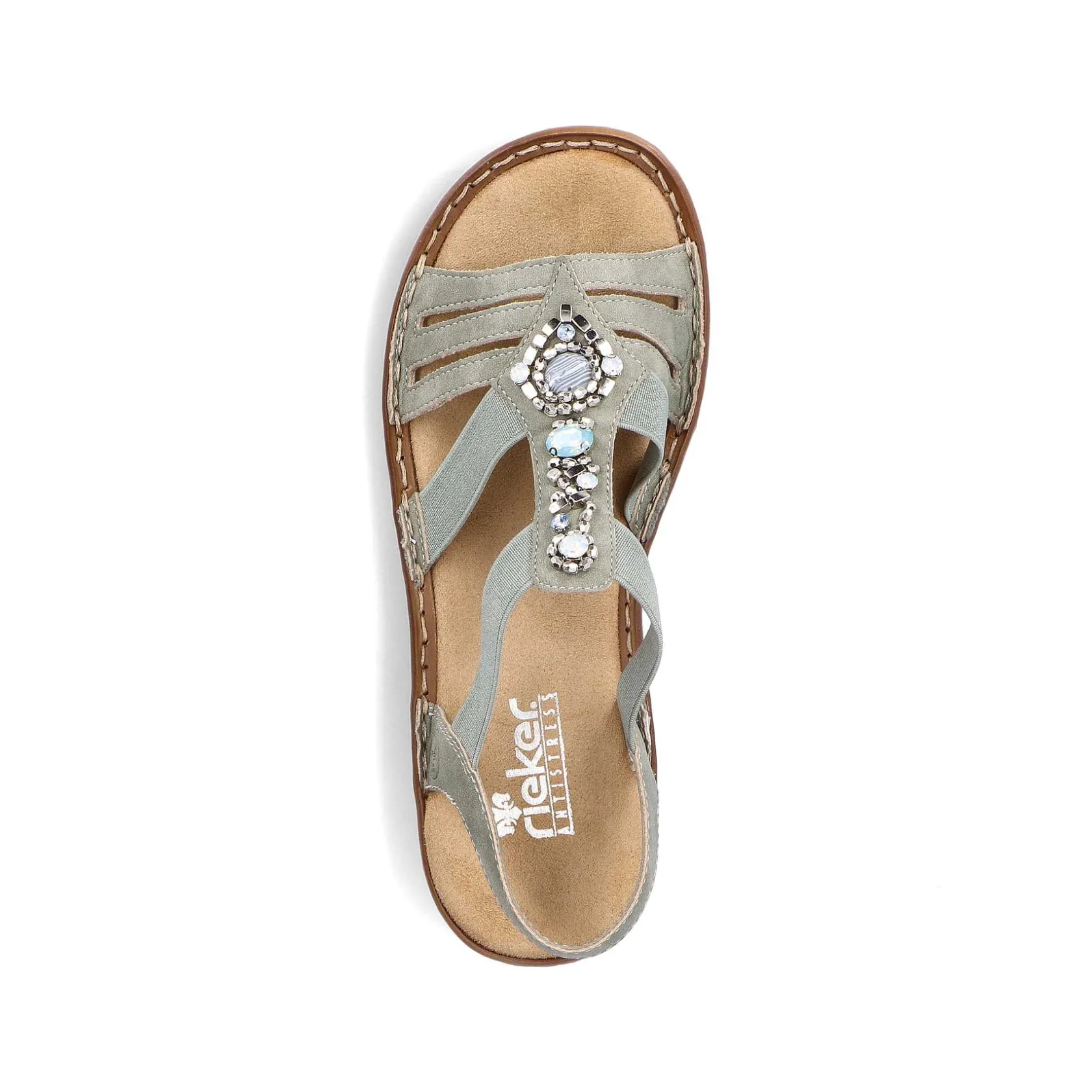 Rieker Sandals & Sandals-Women'S Strappy Sandals Mint Green