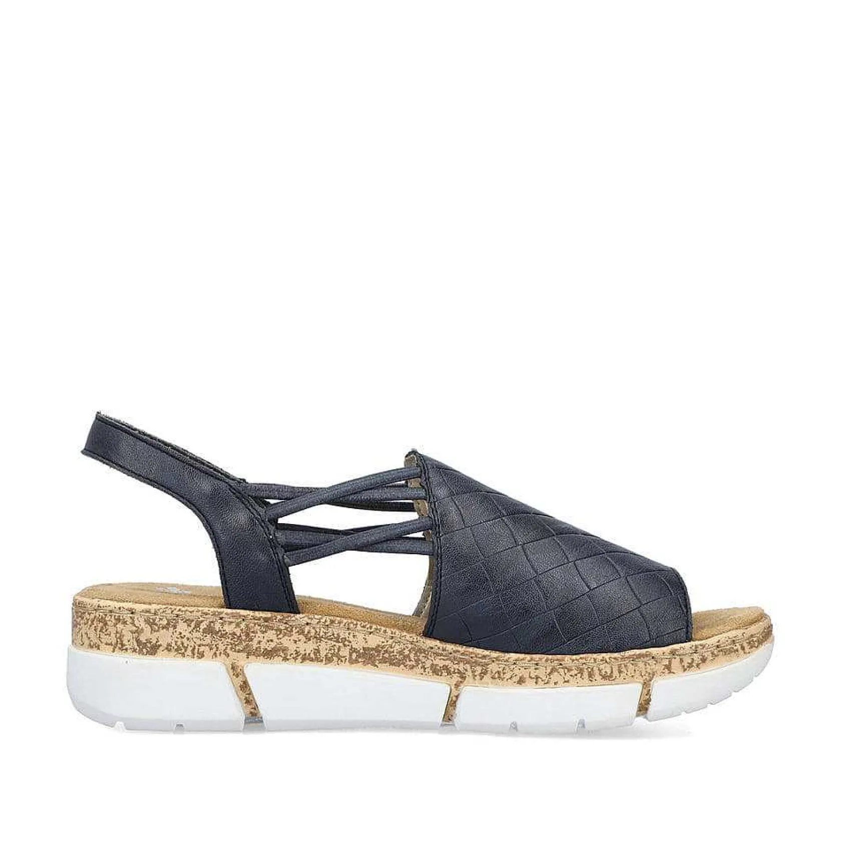 Rieker Sandals & Sandals-Women'S Strappy Sandals Navy Blue
