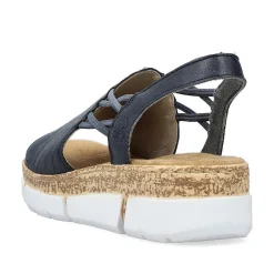 Rieker Sandals & Sandals-Women'S Strappy Sandals Navy Blue