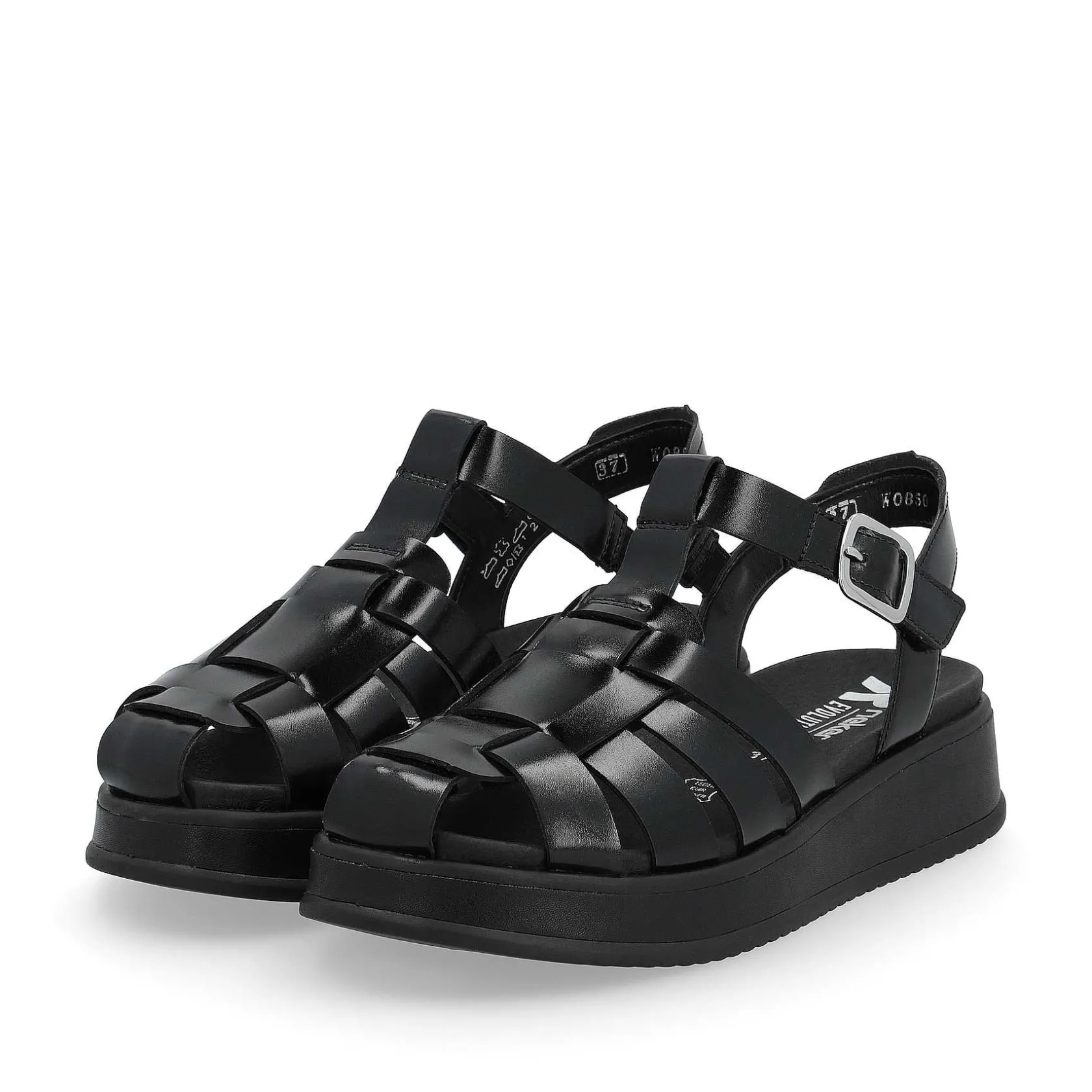 Rieker Sandals & Sandals-Women'S Strappy Sandals Noir