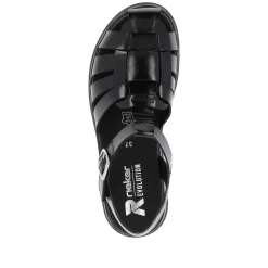Rieker Sandals & Sandals-Women'S Strappy Sandals Noir