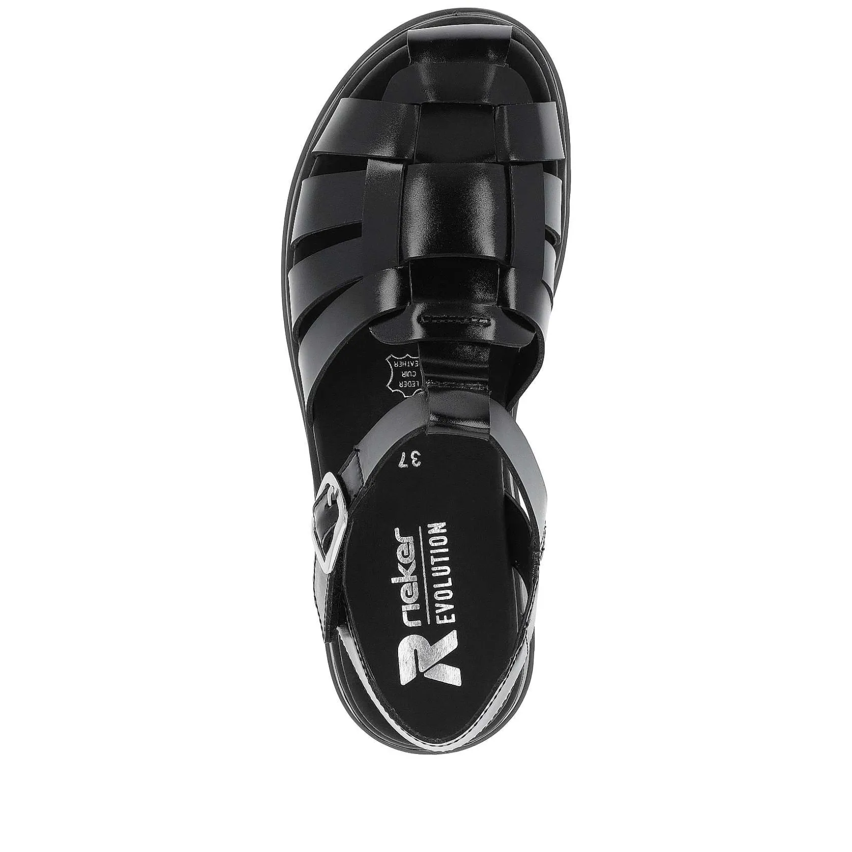 Rieker Sandals & Sandals-Women'S Strappy Sandals Noir