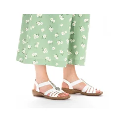 Rieker Sandals & Sandals-Women'S Strappy Sandals Lily White