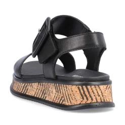 Rieker Sandals & Sandals-Women'S Strappy Sandals Midnight Black