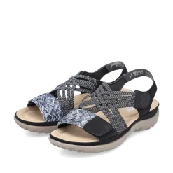 Rieker Sandals & Sandals-Women'S Strappy Sandals Night Black