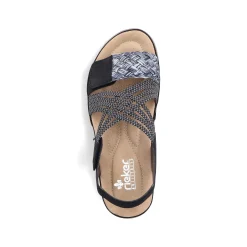 Rieker Sandals & Sandals-Women'S Strappy Sandals Night Black