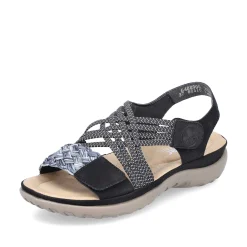 Rieker Sandals & Sandals-Women'S Strappy Sandals Night Black