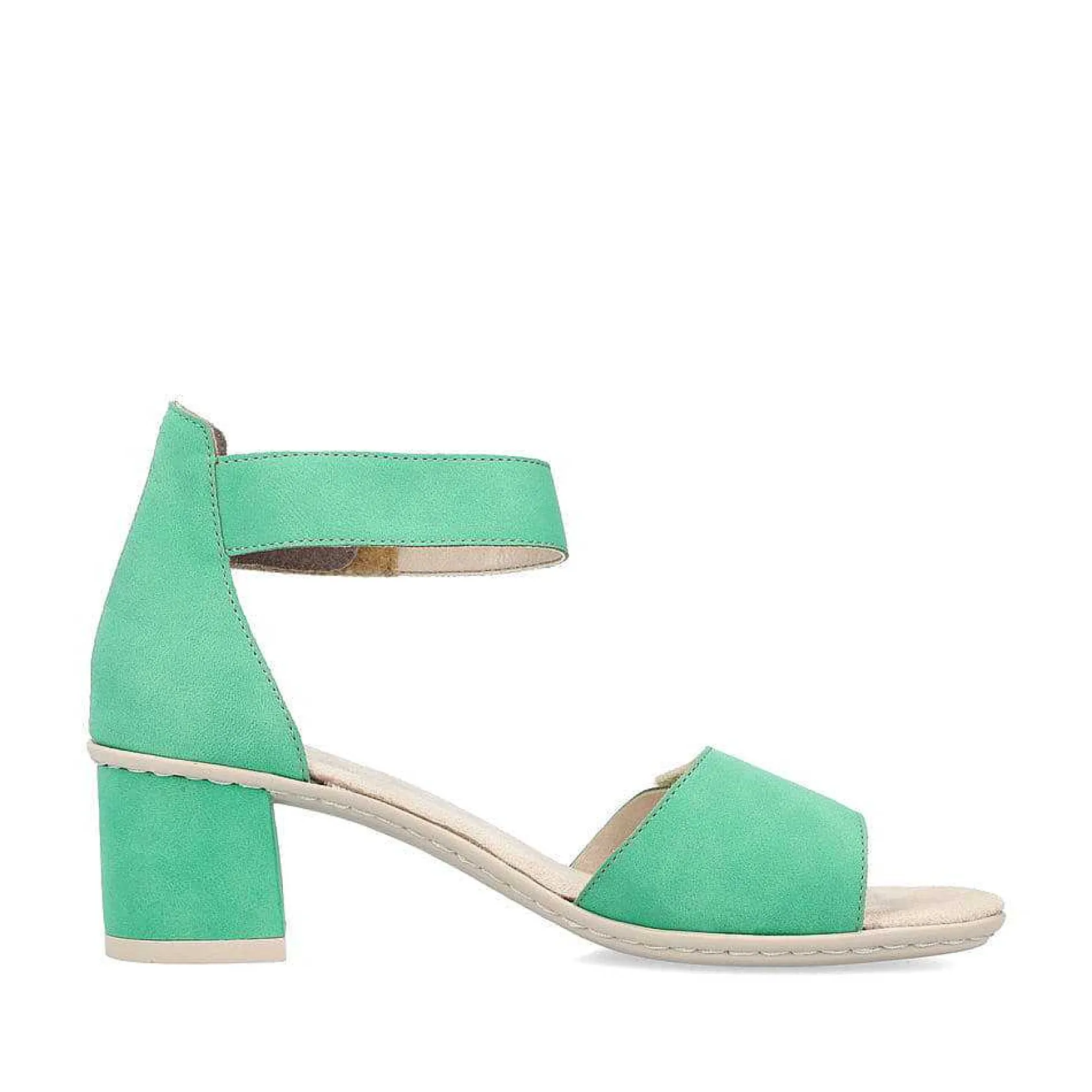 Rieker Heeled Shoes-Women'S Strappy Sandals Leaf Green