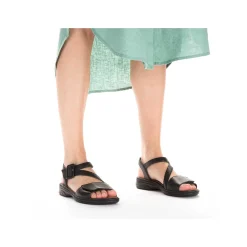 Rieker Sandals & Sandals-Women'S Strappy Sandals Asphalt Black