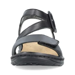 Rieker Sandals & Sandals-Women'S Strappy Sandals Asphalt Black
