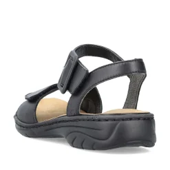Rieker Sandals & Sandals-Women'S Strappy Sandals Asphalt Black