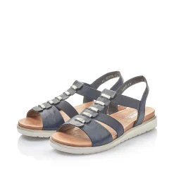 Rieker Sandals & Sandals-Women'S Strappy Sandals Navy Blue