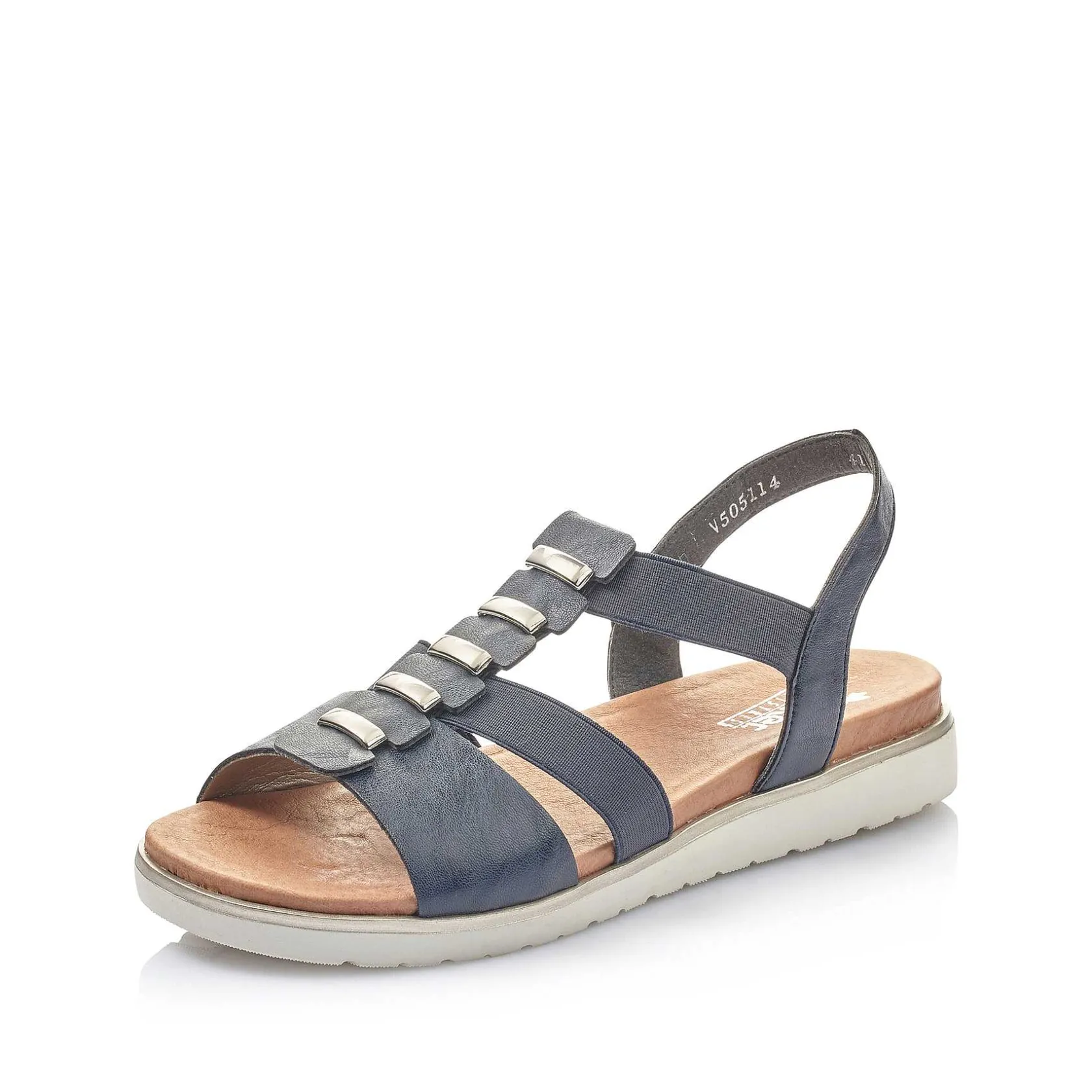 Rieker Sandals & Sandals-Women'S Strappy Sandals Navy Blue