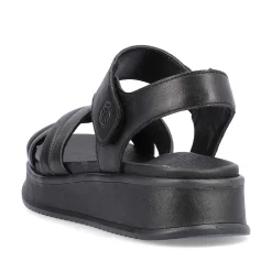 Rieker Sandals & Sandals-Women'S Strappy Sandals Midnight Black