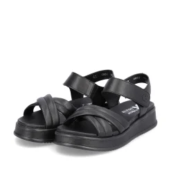 Rieker Sandals & Sandals-Women'S Strappy Sandals Midnight Black