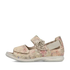 Rieker Sandals & Sandals-Women'S Strappy Sandals Multi-Cream