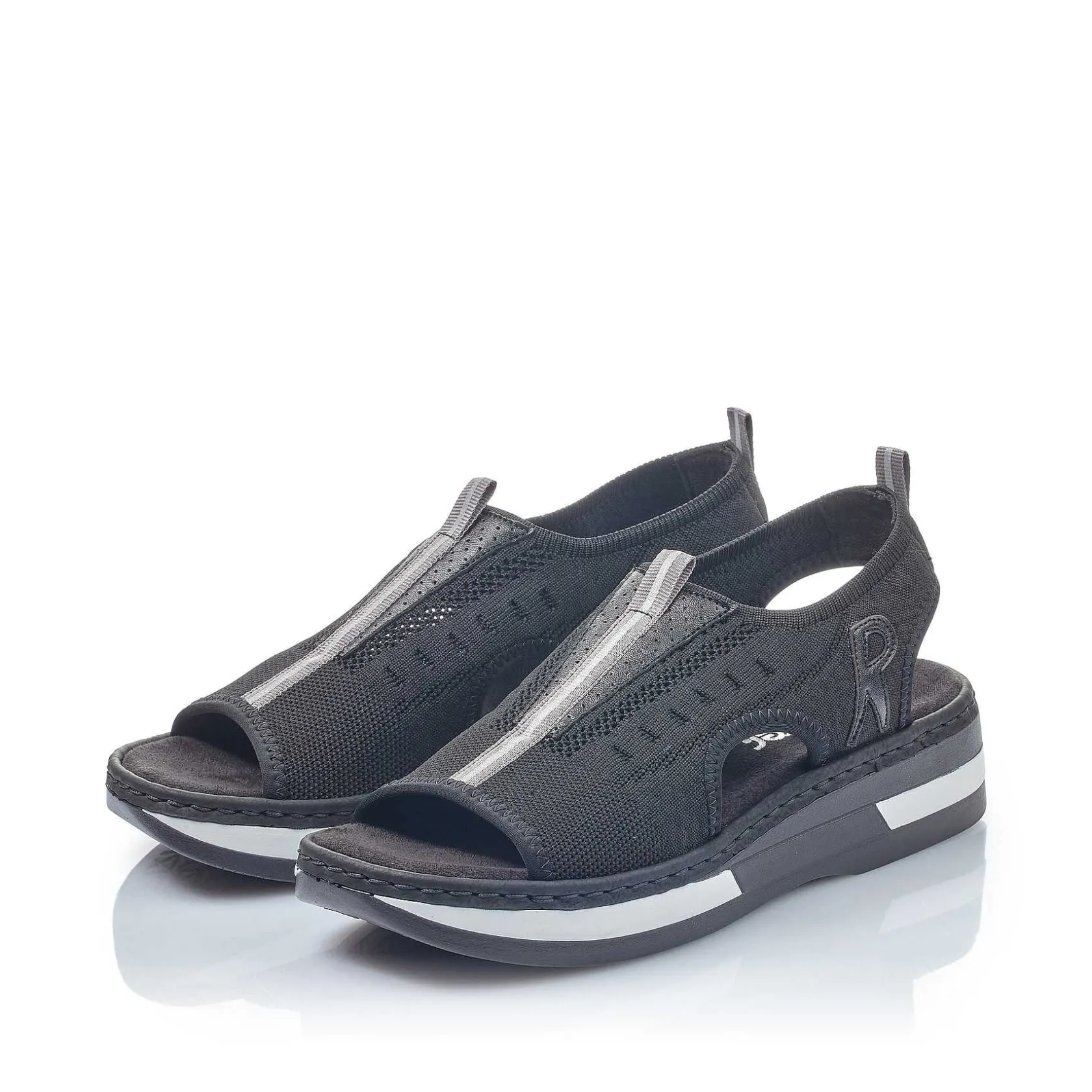 Rieker Sandals & Sandals-Women'S Strappy Sandals Night Black