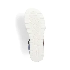 Rieker Sandals & Sandals-Women'S Strappy Sandals Pacific Blue-Old White
