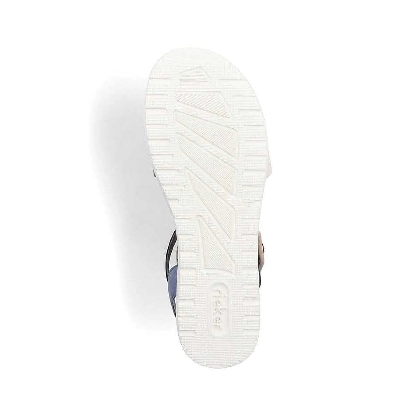 Rieker Sandals & Sandals-Women'S Strappy Sandals Pacific Blue-Old White