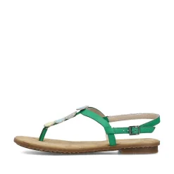 Rieker Colorful Styles-Women'S Strappy Sandals Leaf Green
