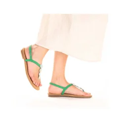 Rieker Colorful Styles-Women'S Strappy Sandals Leaf Green