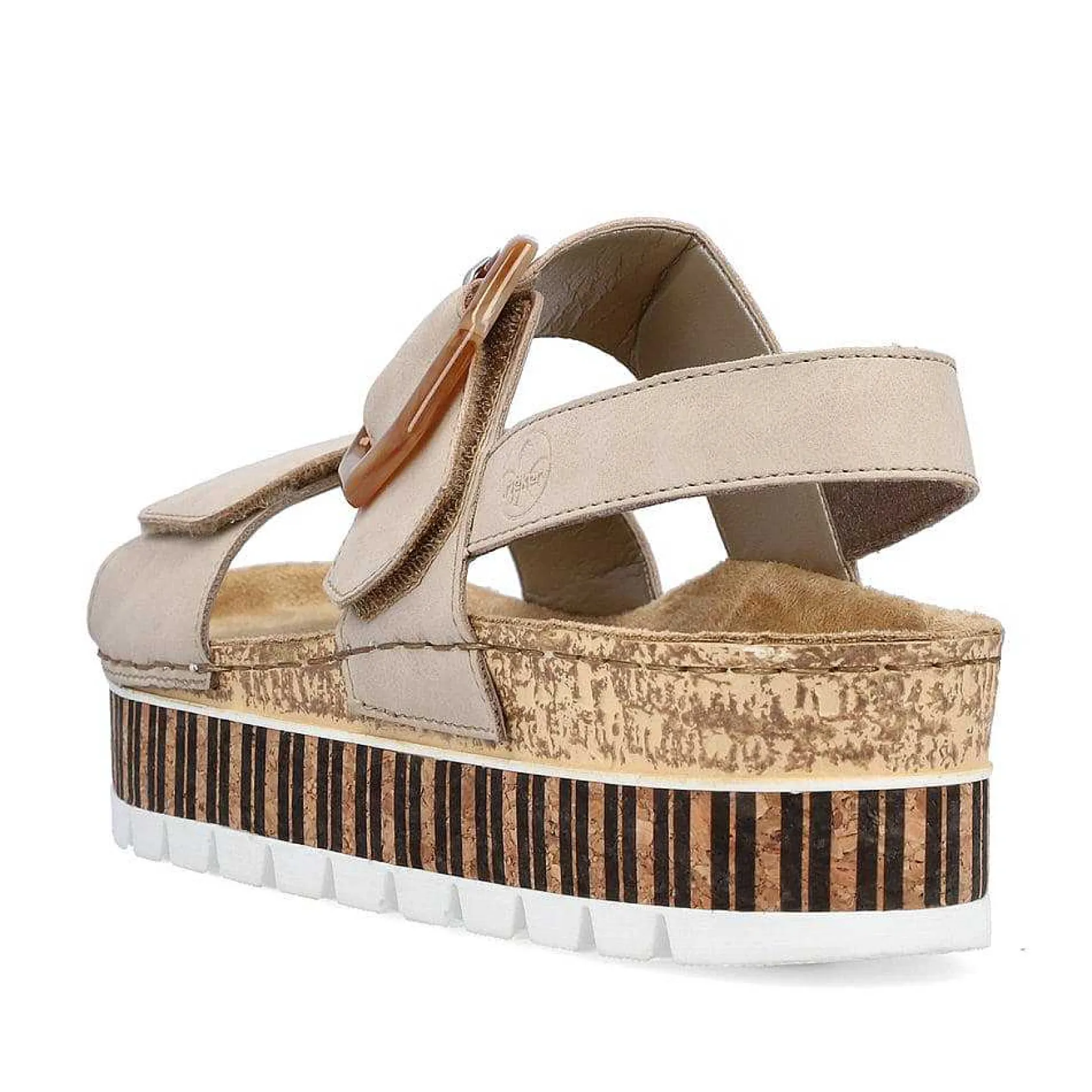 Rieker Sandals & Sandals-Women'S Strappy Sandals Sand Beige