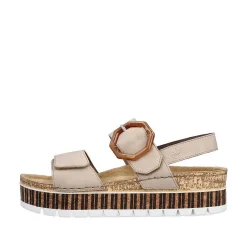 Rieker Sandals & Sandals-Women'S Strappy Sandals Sand Beige