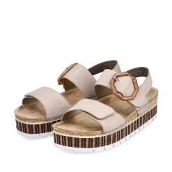 Rieker Sandals & Sandals-Women'S Strappy Sandals Sand Beige