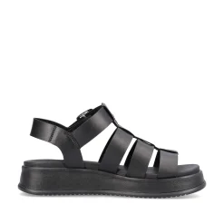 Rieker Sandals & Sandals-Women'S Strappy Sandals Night Black