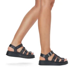 Rieker Sandals & Sandals-Women'S Strappy Sandals Night Black