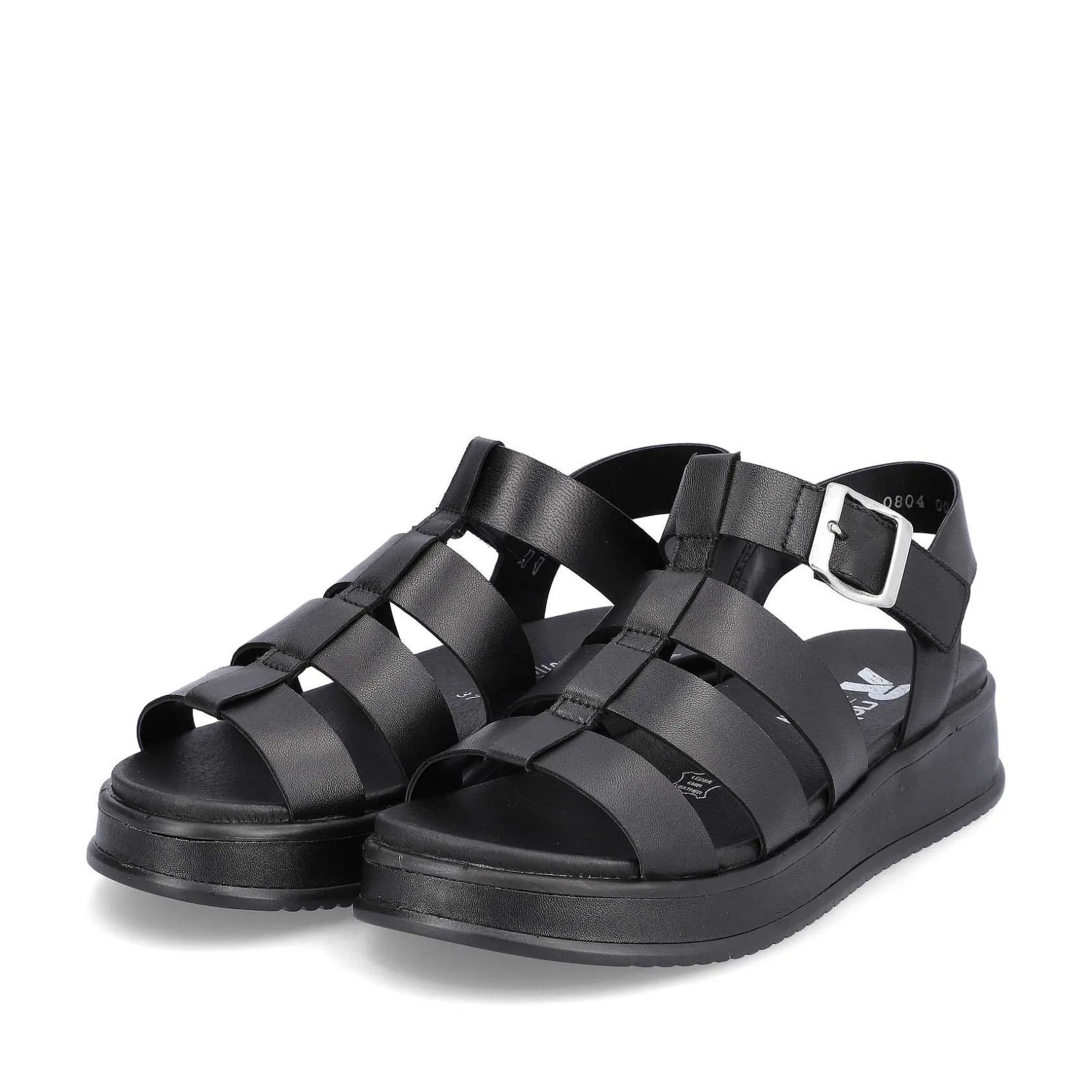 Rieker Sandals & Sandals-Women'S Strappy Sandals Night Black