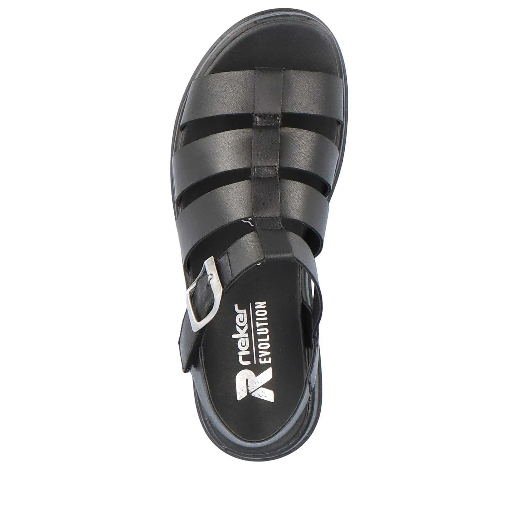 Rieker Sandals & Sandals-Women'S Strappy Sandals Night Black