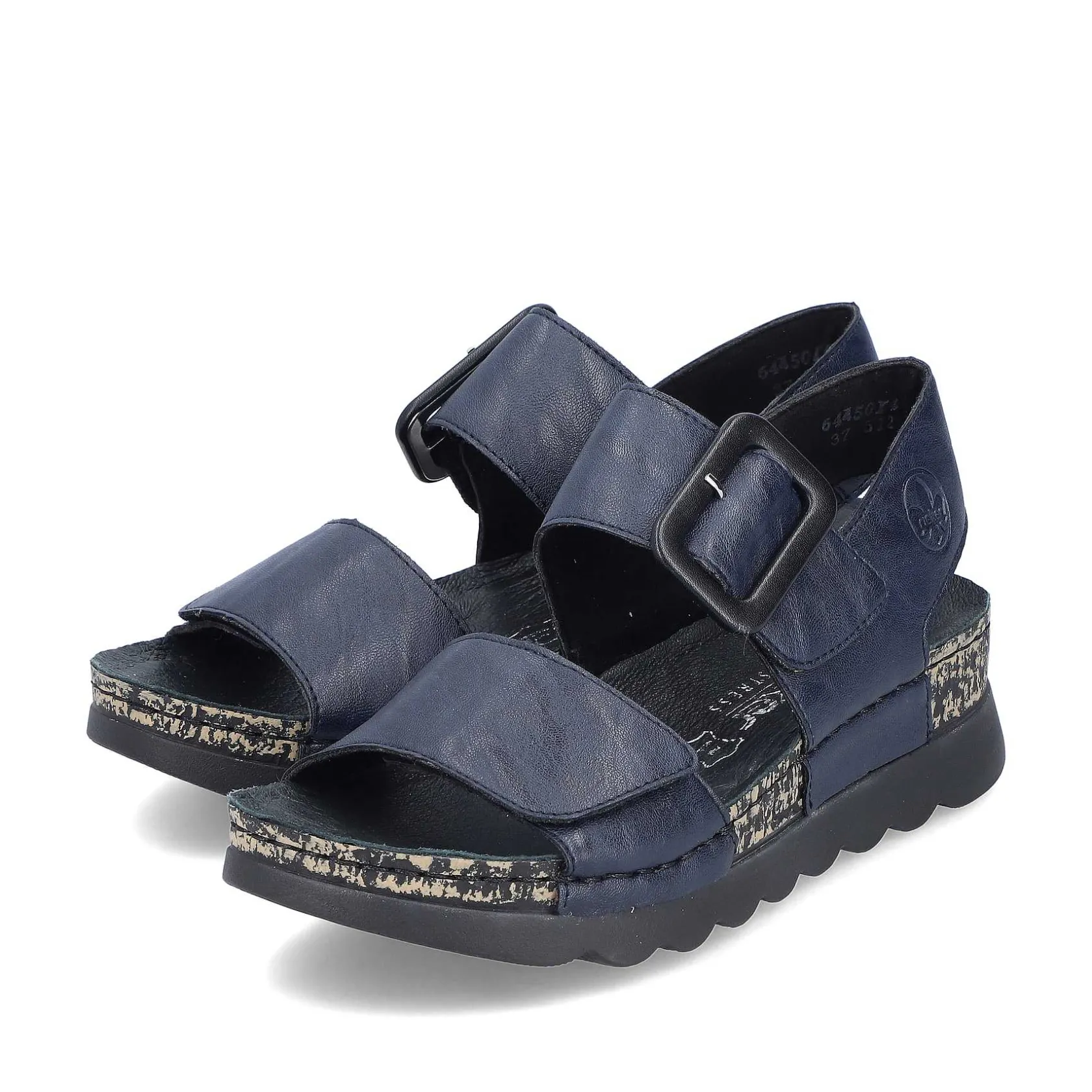Rieker Sandals & Sandals-Women'S Strappy Sandals Steel Blue