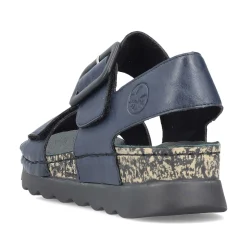 Rieker Sandals & Sandals-Women'S Strappy Sandals Steel Blue