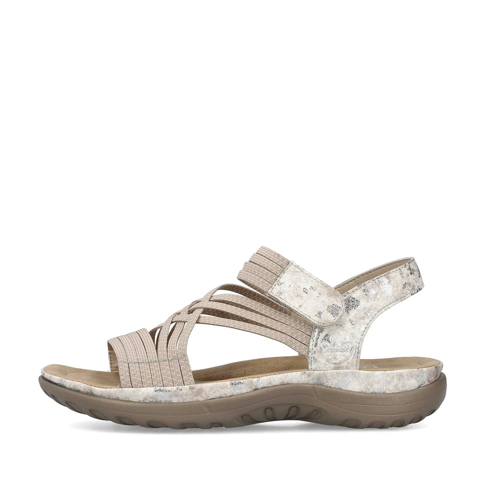 Rieker Sandals & Sandals-Women'S Strappy Sandals Cream Beige
