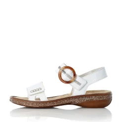 Rieker Sandals & Sandals-Women'S Strappy Sandals Pure White