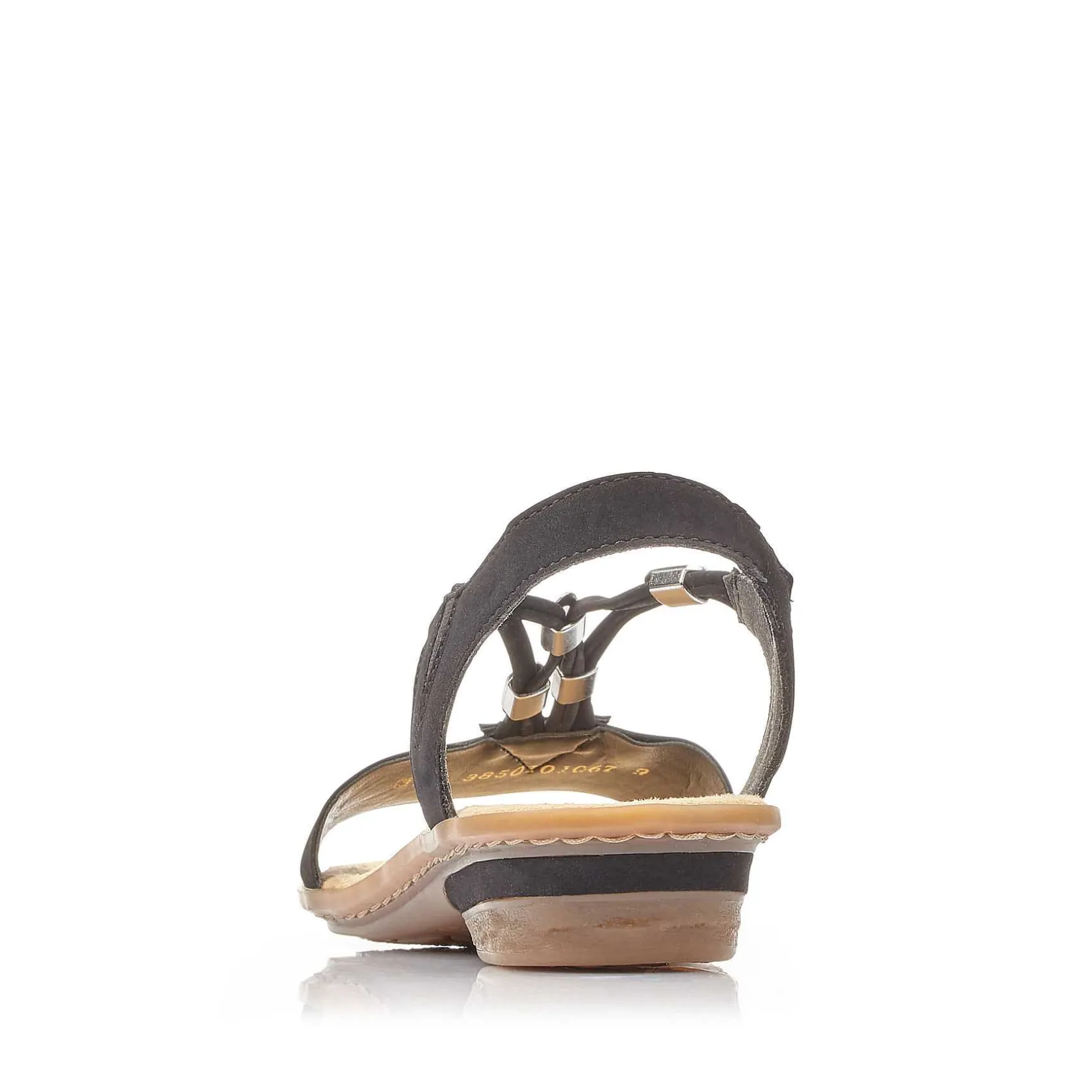 Rieker Sandals & Sandals-Women'S Strappy Sandals Jet Black
