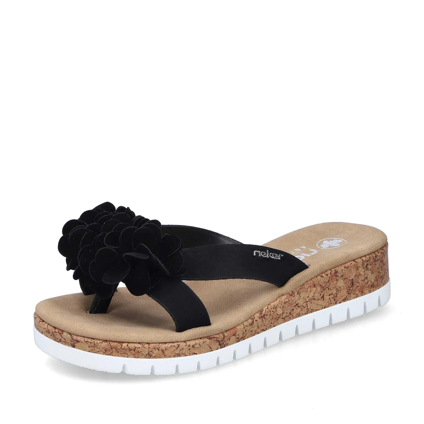 Rieker Mules & Slippers-Women'S Toe Separator Jet Black