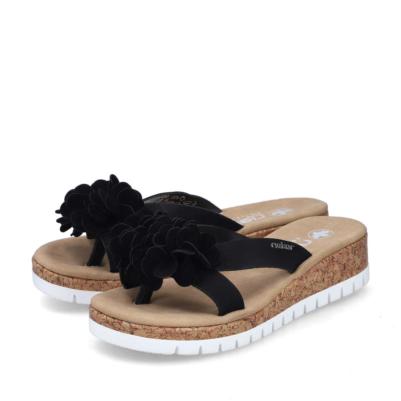 Rieker Mules & Slippers-Women'S Toe Separator Jet Black