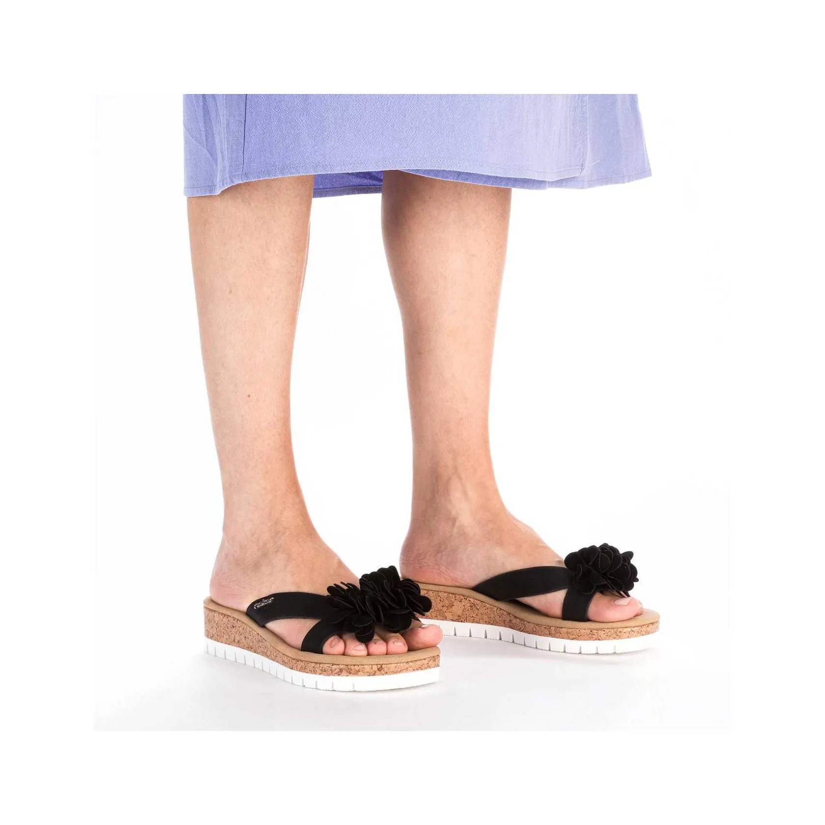 Rieker Mules & Slippers-Women'S Toe Separator Jet Black