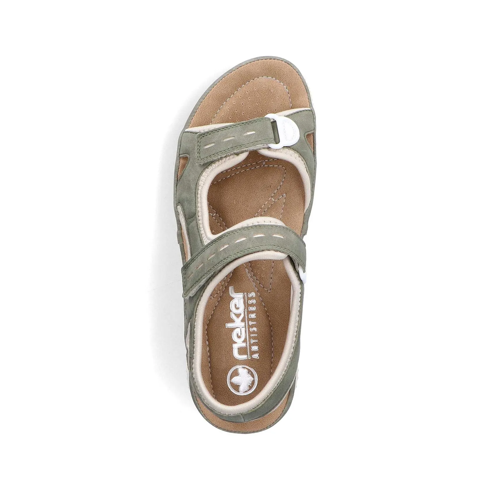 Rieker Sandals & Sandals-Women'S Trekking Sandals Green Grey