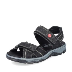 Rieker Sandals & Sandals-Women'S Trekking Sandals Asphalt Black